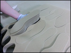 手作業により製品化